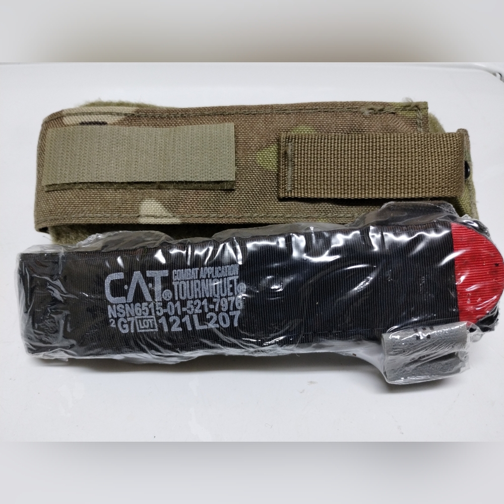 USGI CAT Tq Red Tip Gen 7 W/ Multicam OCP Pouch NAR North American Rescue NSW